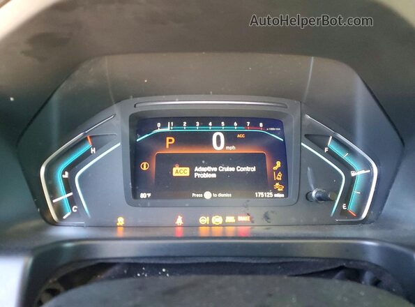 5FNRL6H73LB039304 2020 HONDA ODYSSEY Gray Սարքավորումների վահանակի տեսք