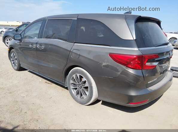 5FNRL6H73MB001895 2021 HONDA ODYSSEY Gray Հետևի ձախ