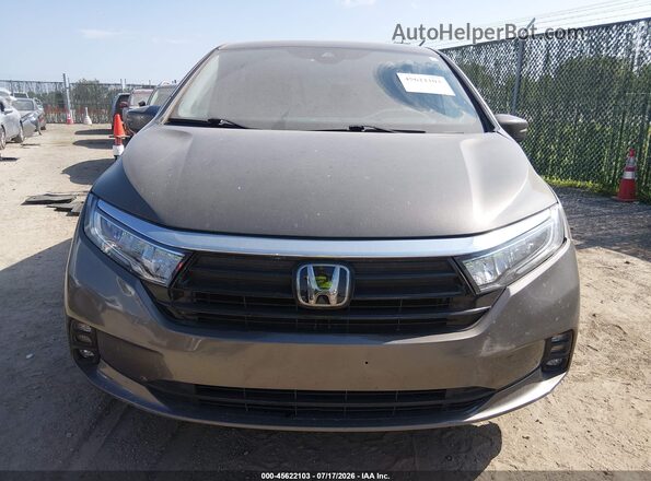 5FNRL6H73MB001895 2021 HONDA ODYSSEY Gray Սարքավորումների վահանակի տեսք