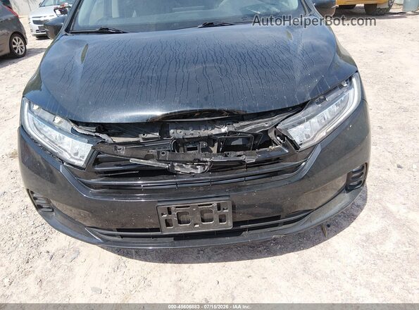 5FNRL6H73NB066232 2022 HONDA ODYSSEY Black Widok z przodu