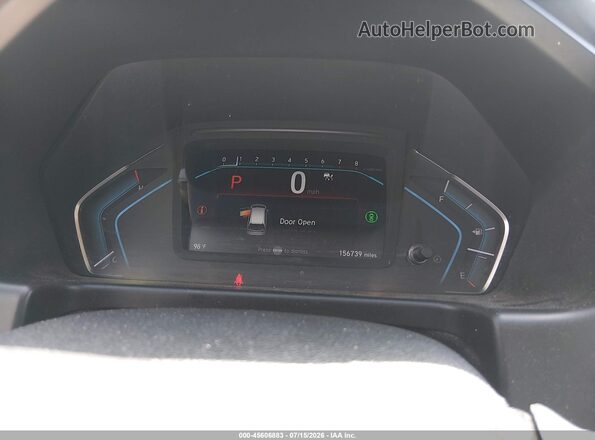 5FNRL6H73NB066232 2022 HONDA ODYSSEY Black Widok tylnych siedzeń