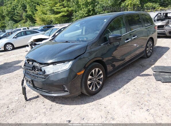 5FNRL6H73NB066232 2022 HONDA ODYSSEY Black Przód lewy