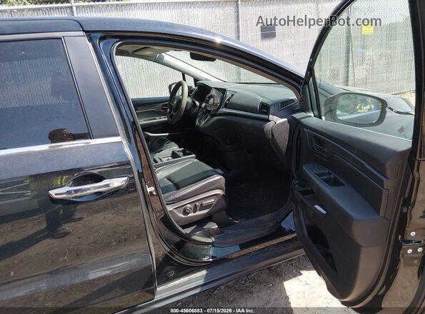 5FNRL6H73NB066232 2022 HONDA ODYSSEY Black Widok wnętrza z przodu
