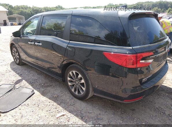 5FNRL6H73NB066232 2022 HONDA ODYSSEY Black Tył lewy