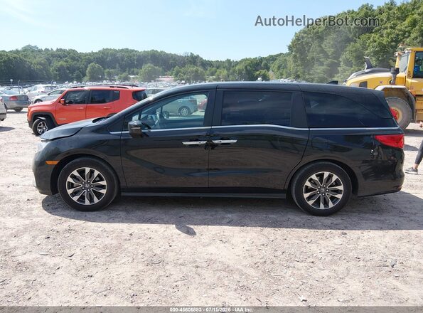 5FNRL6H73NB066232 2022 HONDA ODYSSEY Black Widok wnętrza 360 stopni