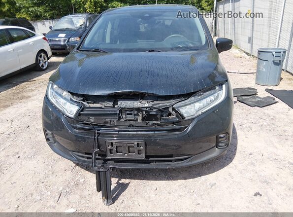 5FNRL6H73NB066232 2022 HONDA ODYSSEY Black Widok zestawu wskaźników