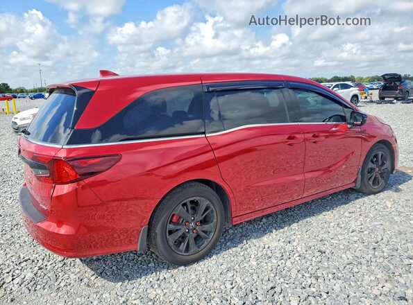 5FNRL6H73PB054195 2023 HONDA ODYSSEY Red Trasero derecho