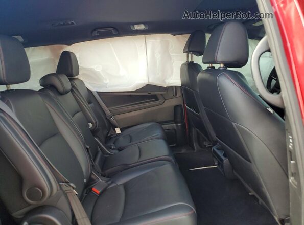 5FNRL6H73PB054195 2023 HONDA ODYSSEY Red Vista interior trasera