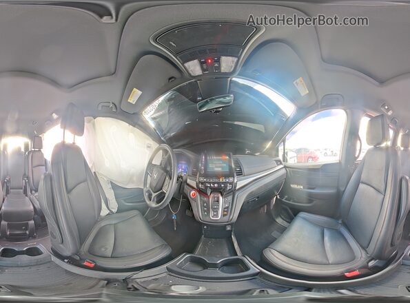 5FNRL6H73PB054195 2023 HONDA ODYSSEY Red Vista interior de 360 grados
