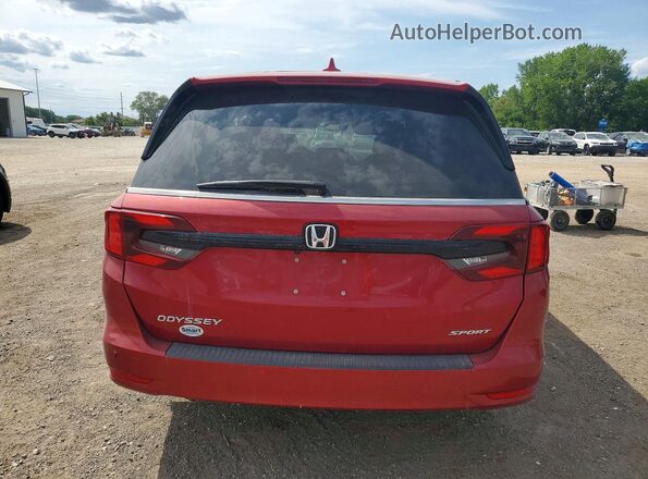 5FNRL6H73PB054908 2023 HONDA ODYSSEY Red Հետևի տեսք
