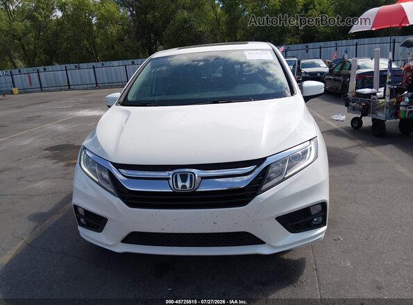 5FNRL6H74JB005501 2018 HONDA ODYSSEY White Вид задньої частини салону