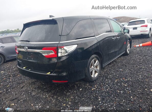 5FNRL6H74JB025621 2018 HONDA ODYSSEY Черный Задняя правая четверть