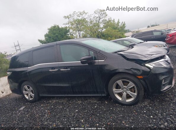 5FNRL6H74JB025621 2018 HONDA ODYSSEY Черный Вид задней части салона