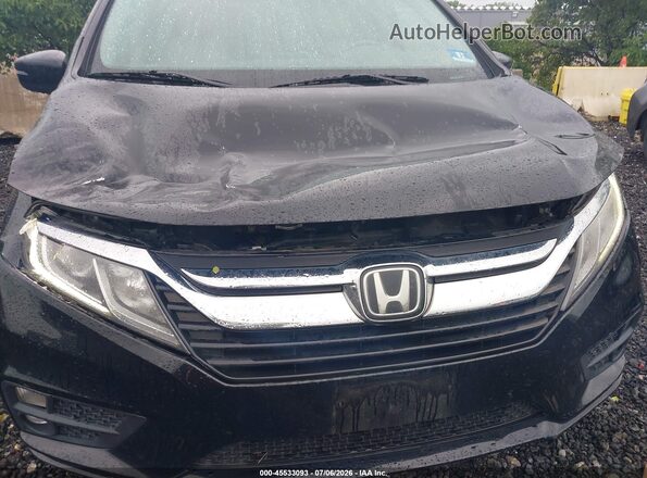 5FNRL6H74JB025621 2018 HONDA ODYSSEY Черный Вид спереди