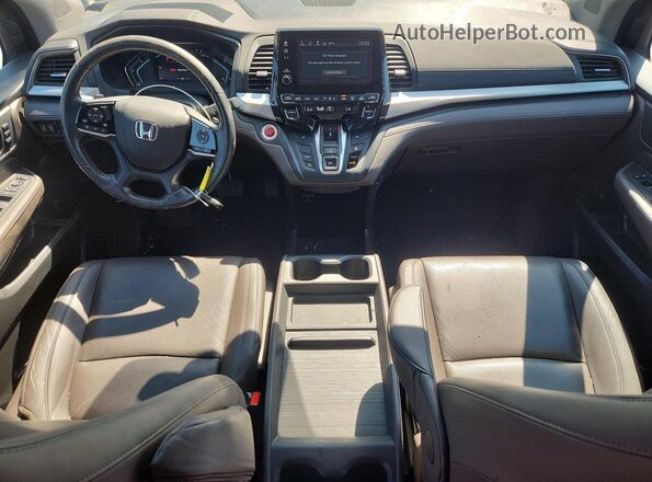 5FNRL6H74JB065973 2018 HONDA ODYSSEY Silver Dashboard view