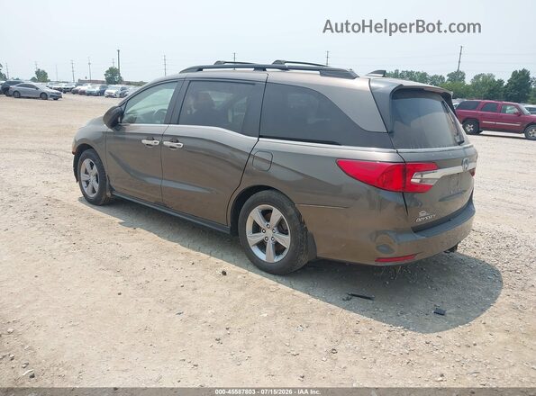 5FNRL6H74JB069196 2018 HONDA ODYSSEY Gray Rear left