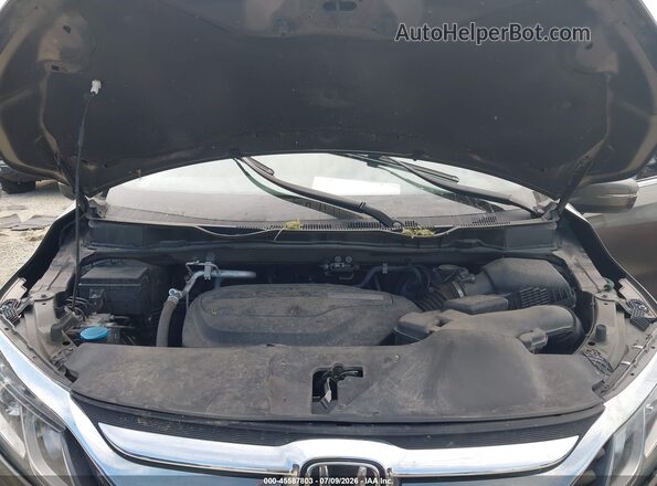 5FNRL6H74JB069196 2018 HONDA ODYSSEY Gray Rear view