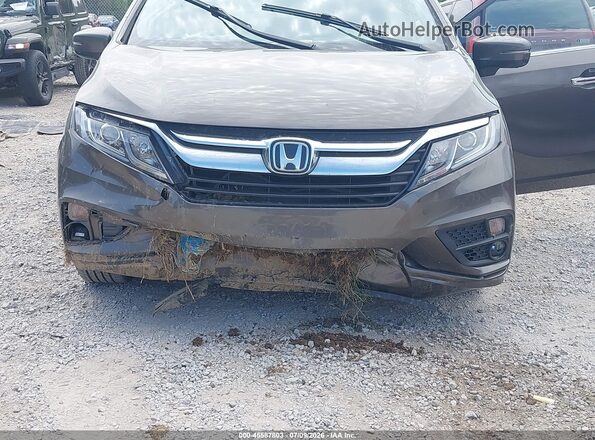 5FNRL6H74JB069196 2018 HONDA ODYSSEY Gray Front view