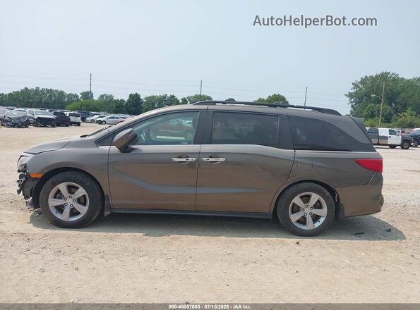 5FNRL6H74JB069196 2018 HONDA ODYSSEY Gray 360 interior view