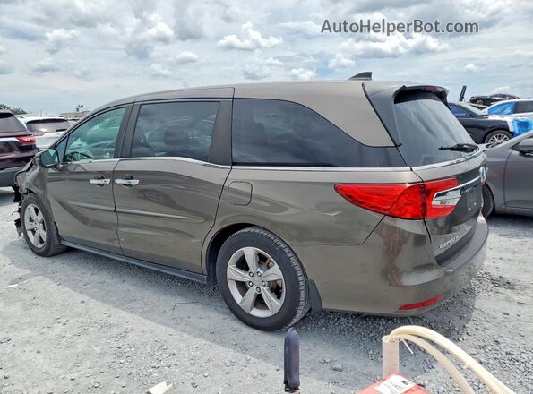 5FNRL6H74KB026155 2019 HONDA ODYSSEY Brown Rear left
