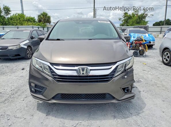 5FNRL6H74KB026155 2019 HONDA ODYSSEY Brown Front view