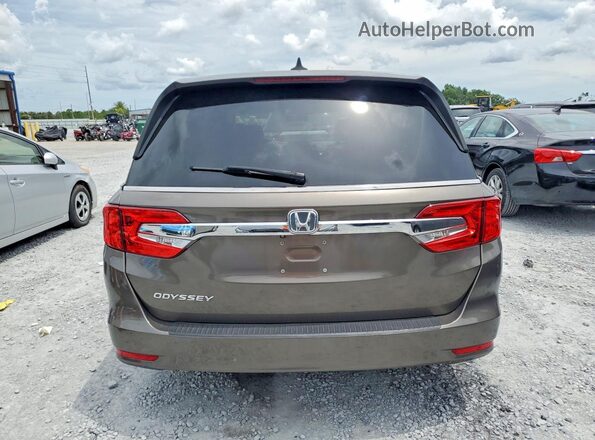 5FNRL6H74KB026155 2019 HONDA ODYSSEY Brown Rear view