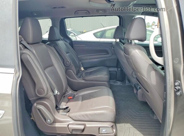 5FNRL6H74KB026155 2019 HONDA ODYSSEY Brown Rear interior view