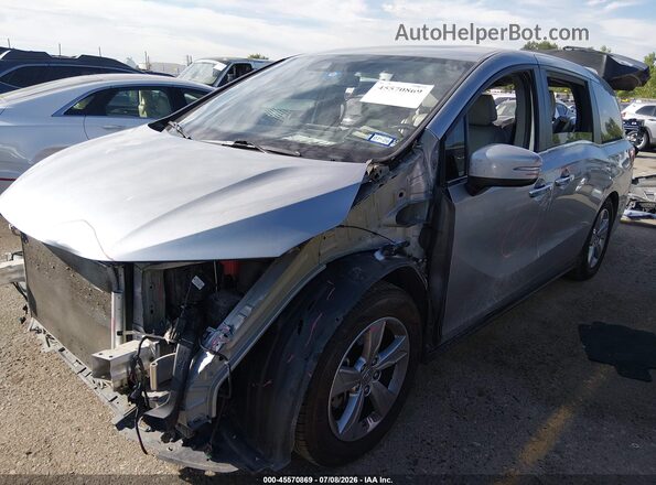 5FNRL6H74KB026205 2019 HONDA ODYSSEY Silver Передня ліва чверть
