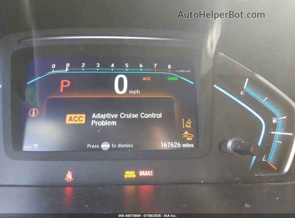 5FNRL6H74KB026205 2019 HONDA ODYSSEY Silver Вид задніх сидінь