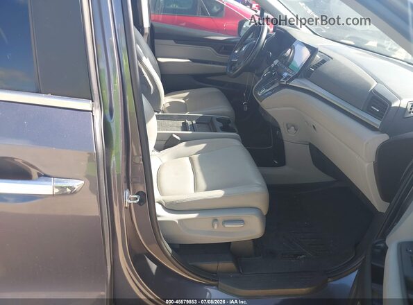 5FNRL6H74KB027936 2019 HONDA ODYSSEY Gray Vista interior delantera