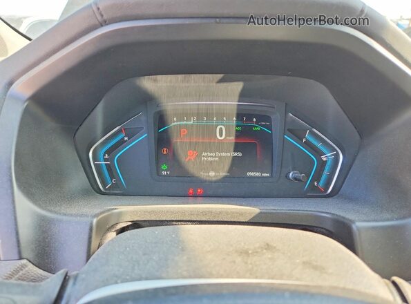 5FNRL6H74KB105552 2019 HONDA ODYSSEY Black ხელსაწყოთა პანელის ხედი