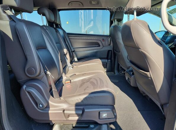 5FNRL6H74KB105552 2019 HONDA ODYSSEY Black უკანა სალონის ხედი