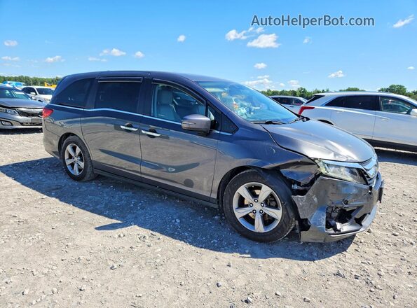 5FNRL6H74LB028344 2020 HONDA ODYSSEY Gray Delantero derecho