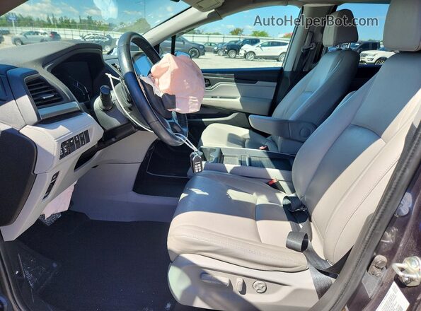 5FNRL6H74LB028344 2020 HONDA ODYSSEY Gray Vista interior delantera