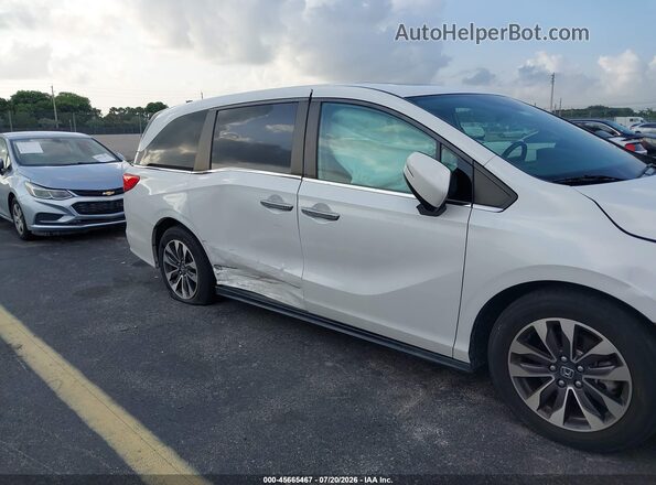 5FNRL6H74MB015773 2021 HONDA ODYSSEY White წინა ხედი