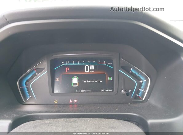 5FNRL6H74MB015773 2021 HONDA ODYSSEY White უკანა სავარძლების ხედი