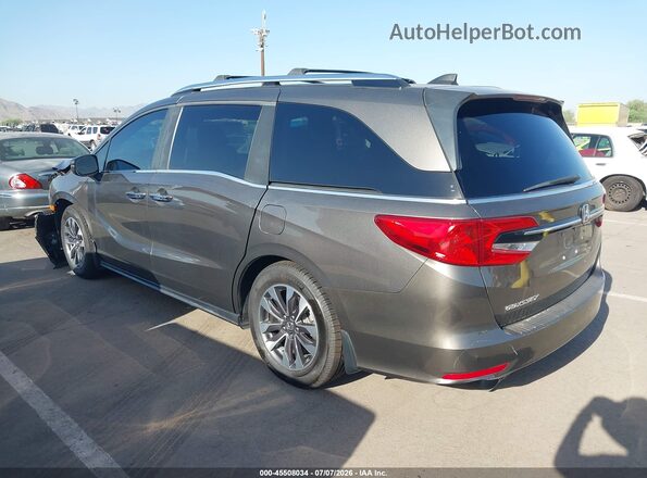 5FNRL6H74NB031537 2022 HONDA ODYSSEY Gray Задня ліва чверть