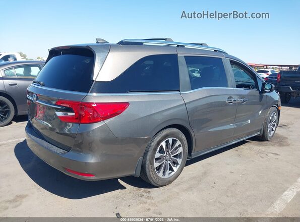 5FNRL6H74NB031537 2022 HONDA ODYSSEY Gray Задня права чверть