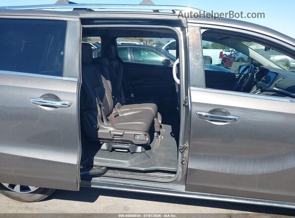 5FNRL6H74NB031537 2022 HONDA ODYSSEY Gray Вид наклейки з VIN-кодом