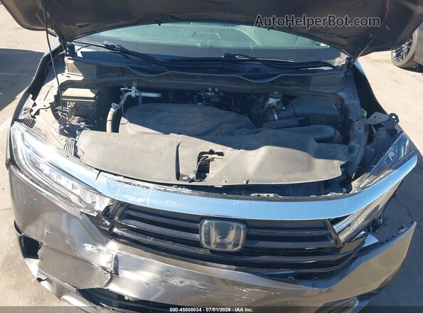 5FNRL6H74NB031537 2022 HONDA ODYSSEY Gray Вид ззаду