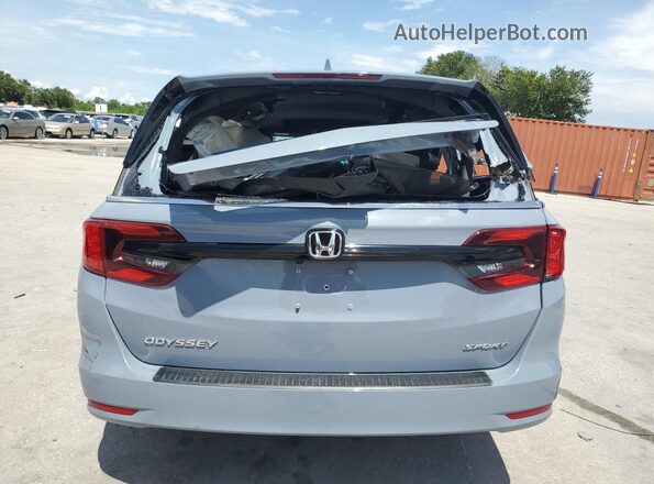 5FNRL6H74PB036854 2023 HONDA ODYSSEY Blue Вид ззаду