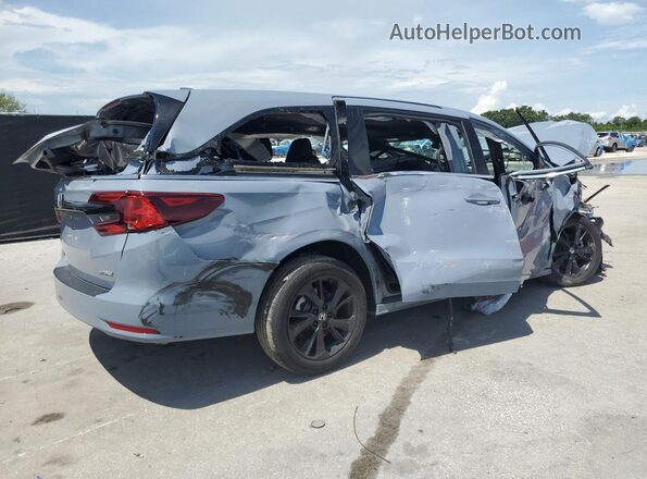 5FNRL6H74PB036854 2023 HONDA ODYSSEY Blue Задня права чверть