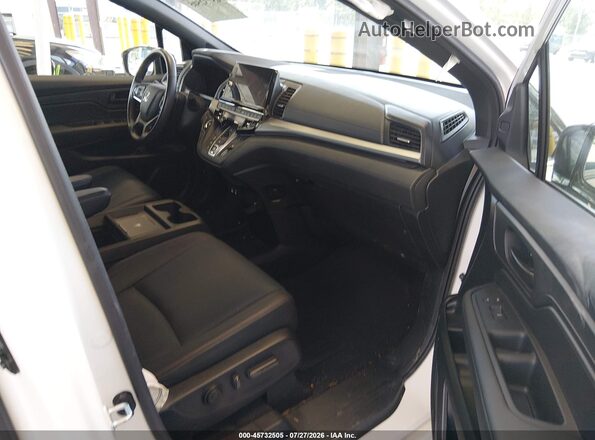 5FNRL6H74SB052240 2025 HONDA ODYSSEY White Widok wnętrza z przodu