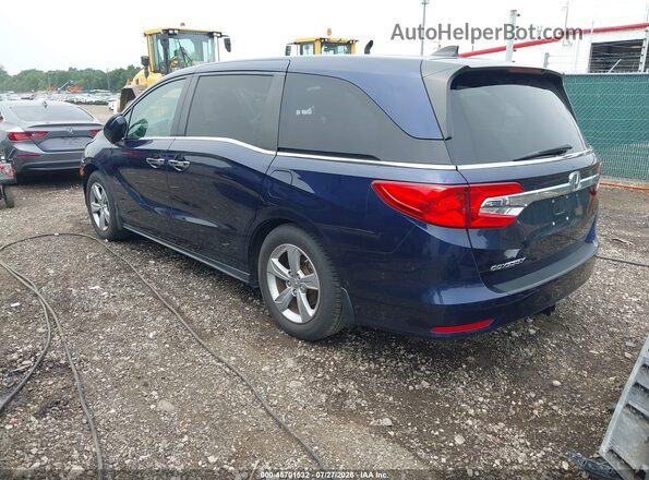 5FNRL6H75JB006883 2018 HONDA ODYSSEY Dark Blue Задня ліва чверть