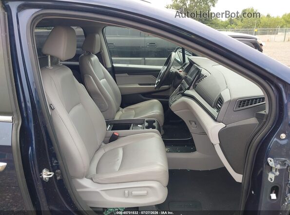 5FNRL6H75JB006883 2018 HONDA ODYSSEY Dark Blue Вид салону спереду