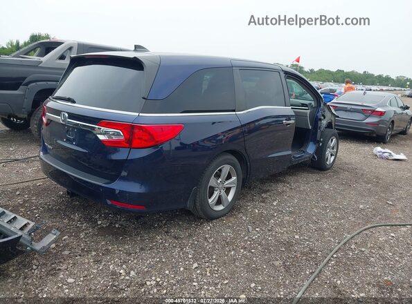 5FNRL6H75JB006883 2018 HONDA ODYSSEY Dark Blue Задня права чверть