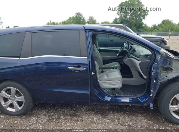 5FNRL6H75JB006883 2018 HONDA ODYSSEY Dark Blue Панорамний вид салону 360°