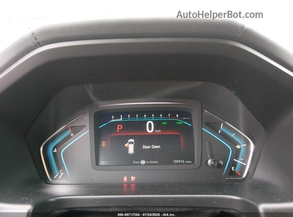 5FNRL6H75JB039009 2018 HONDA ODYSSEY Silver Vista de los asientos traseros
