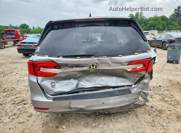 5FNRL6H75JB054884 2018 HONDA ODYSSEY Серебряный Вид сзади