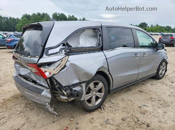 5FNRL6H75JB054884 2018 HONDA ODYSSEY Серебряный Задняя правая четверть